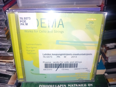 SA CD : Poema : Works for Cello and Strings ( SIS POSTIKULU