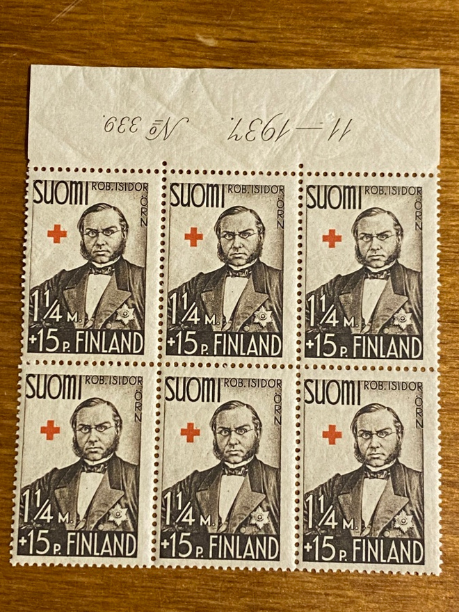 PR 1938 1 1/4MK+15PEN NUMERO KUUSILO**