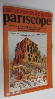 Une semaine de Paris pariscope : No. 750 - Mercredi 6 Oct...