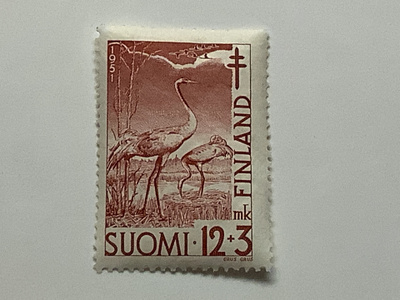 397 / 1951 TUB Lintuja - Kurki **postituore