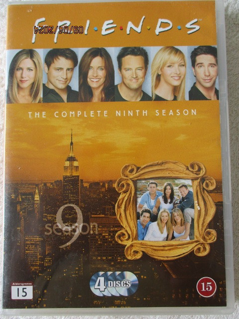 FRIENDS (4 x DVD) THE COMPLETE NINTH SEASON