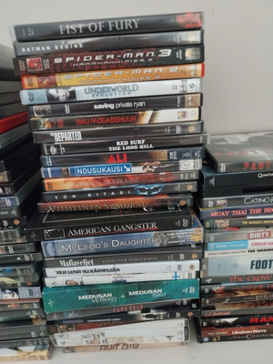 DVD leffoja