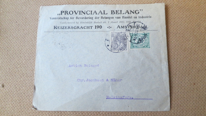 Hollanti: vintage postilähetys