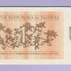 Liettua 1 Talonas v.1995 UNC P-39 - pikkukuva 1