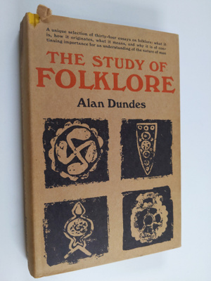 Alan Dundes : The Study of Folklore (signeerattu, tekijän...