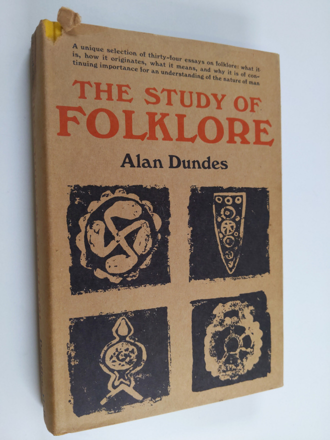 Alan Dundes : The Study of Folklore (signeerattu, tekijän...