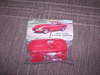 Airfix pussikoottava Jaguar E-type