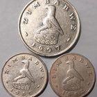 Zimbabwe. 5 cents 1980, 1982; 20 cents 1997. - pikkukuva 2
