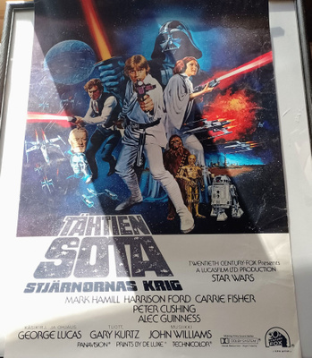 Star Wars Uusi toivo -elokuvajuliste vuodelta 1977