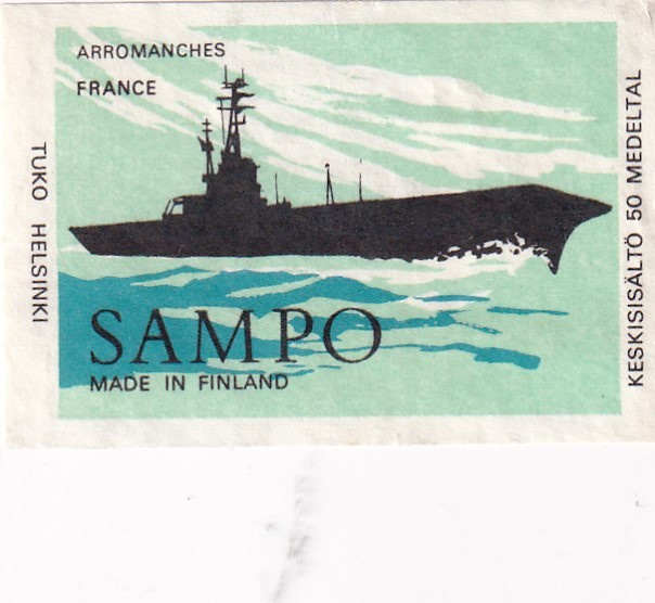 Laiva Arromanches France, SAMPO  b575