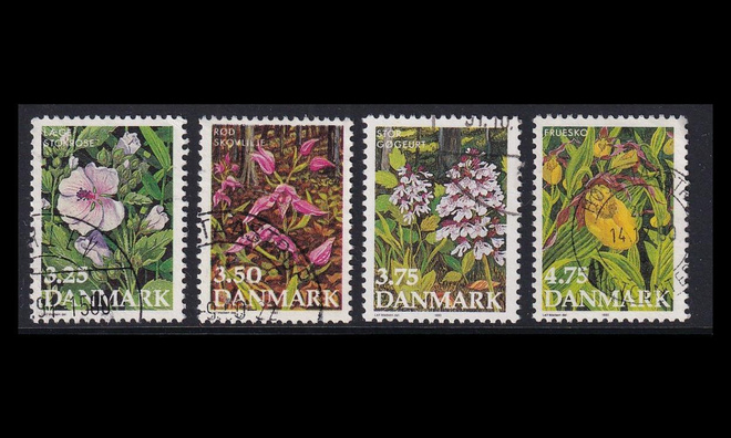 Tanska 981-4 o Tanskalaisia kasveja (1990)