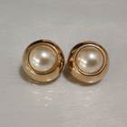 Emaloitu Cabouchon gold plated korvakorut - pikkukuva 1
