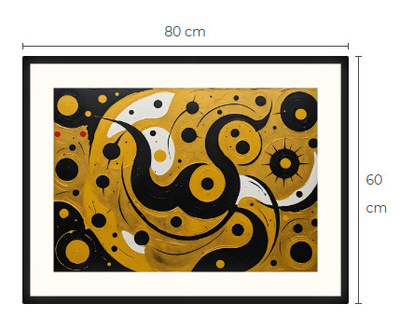 Uusi abstrakti art print taulu 60 cm x 80 cm
