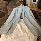 Vaaleansininen/ vaaleanbeige pashmina cashmere hartiahuivi - pikkukuva 4