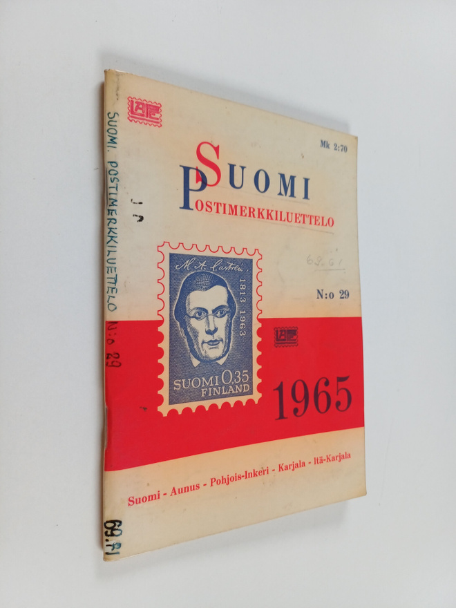 Suomi postimerkkiluettelo 1965 n:o 29