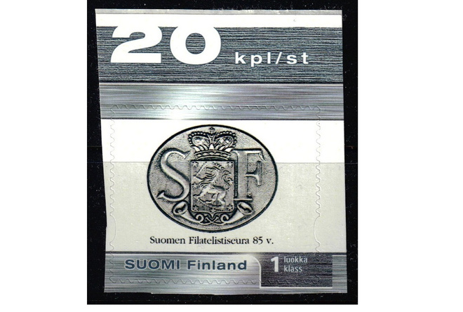Omakuvamerkki Suomen Filatelistiseura **