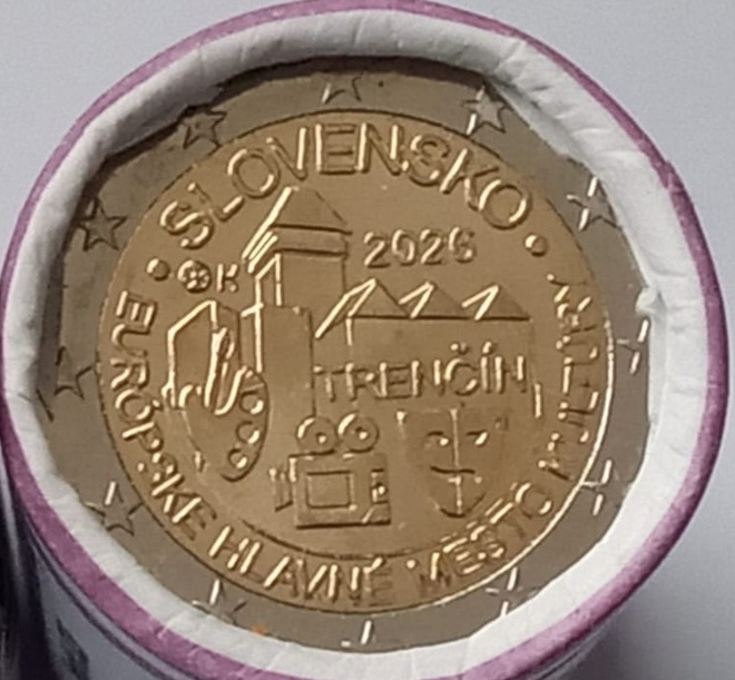 Slovakia 2026 2 € Trencín UNC