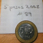 Dominikaaninen tasavalta 5 pesos 2002, km#89 - pikkukuva 1