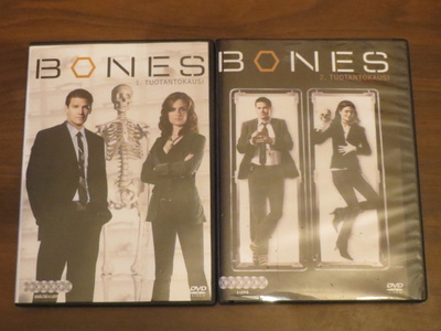 Bones tuotantokaudet 1 & 2 12DVD