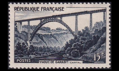 Ranska 946 ** Garabitin rautatiesilta (1952)