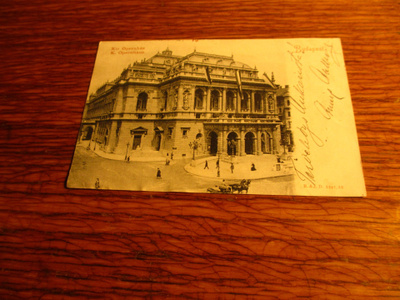 unkari pk muva budapest k.oopperatalo kulkenut 1907