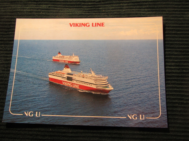 Viking Line . Laivapostikortti