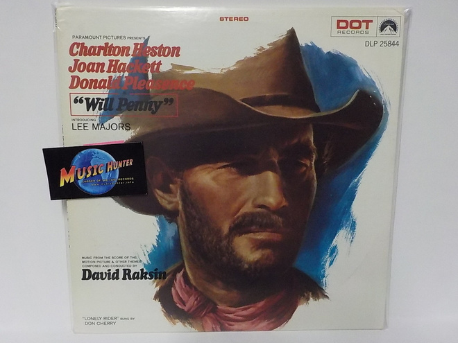 DAVID RAKSIN - WILL PENNY M-/M- SOUNDTRACK LP OST