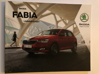 Myyntiesite - Skoda Fabia lisävarusteet - 8/2018
