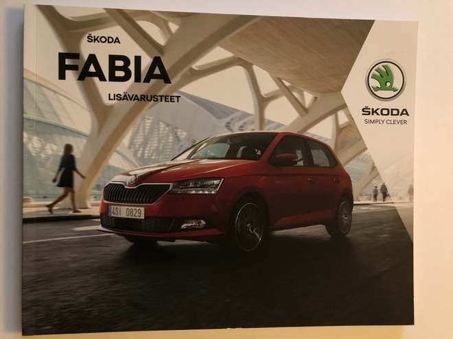 Myyntiesite - Skoda Fabia lisävarusteet  - 8/2018