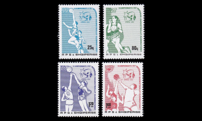 Albania 2270-3 ** Koripallon MM-kisojen karsinnat (1985)