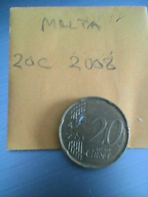 Malta 20 cent 2008
