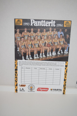 lukujärjestys Pantterit