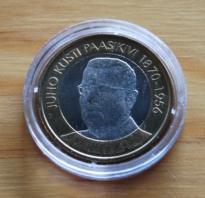 Suomi 2017 5 € Suomen presidentit - J.K. Paasikivi UNC