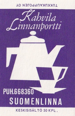 Helsinki, Suomenlinna, Kahvila Linnanportti    s5/1
