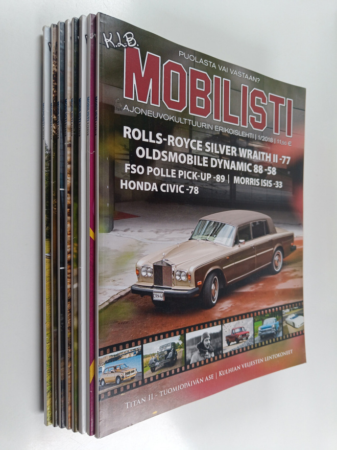 Mobilisti vuosikerta 2018 (numerot 1-8)