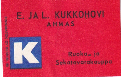 Ahmas, E. Ja L. Kukkohovi    b584