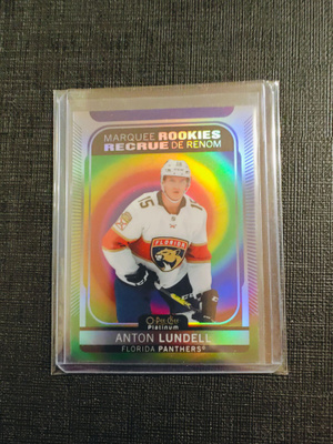 Anton Lundell 21-22 Opc Platinum Rainbow Color Wheel Rookies