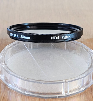 == Massa ND4 58mm Neutral Density Filter