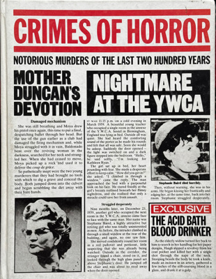 CRIMES OF HORROR Notorious Murders Of The Last 200 Years