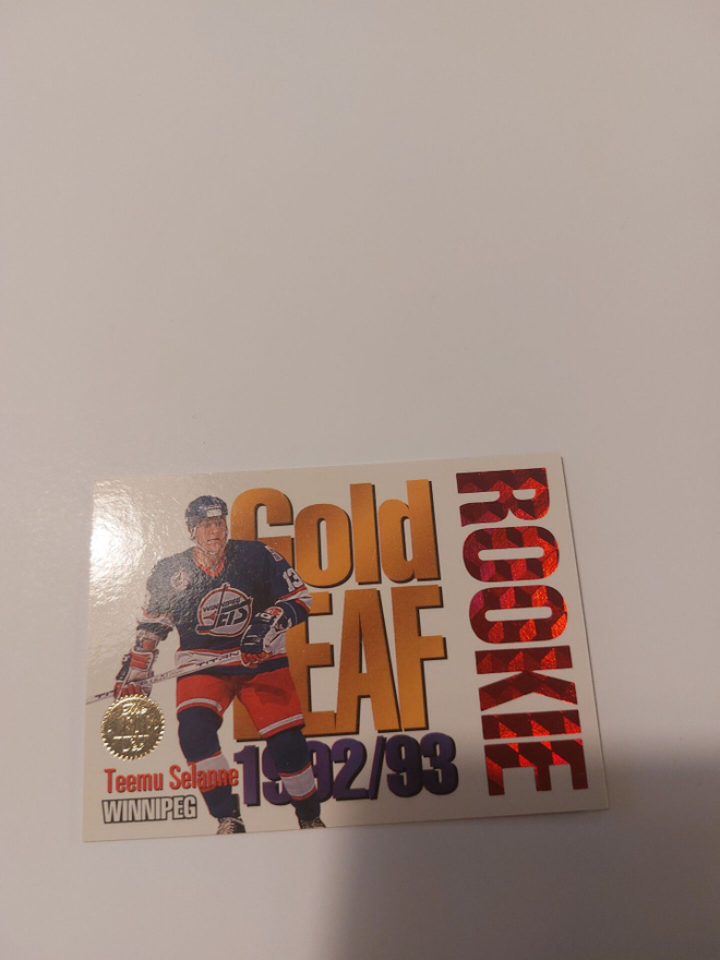 1993-94 Leaf Gold Rookies #1 Teemu Selänne