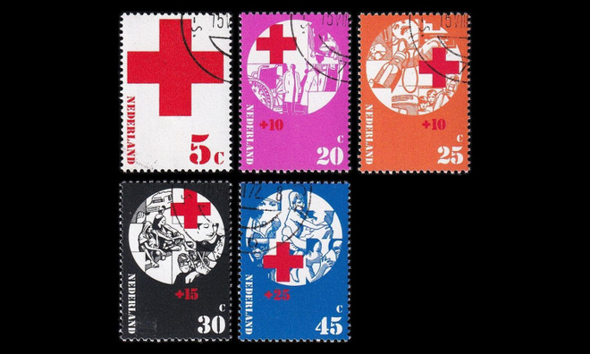 Alankomaat 994-8 o Punainen Risti (1972)