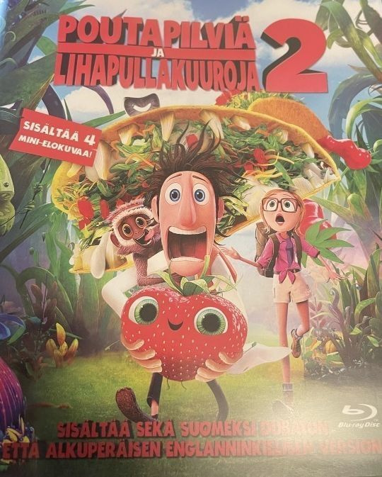 Poutapilviä ja Lihapullakuuroja 2  -   (Blu-ray)