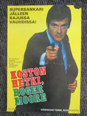 Koston hetki, Roger Moore (1972) - vanha elokuvajuliste
