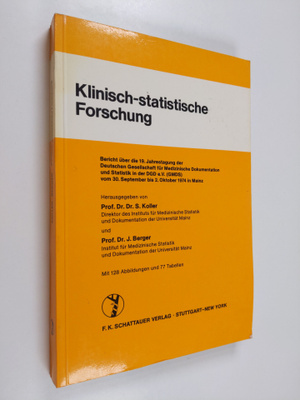 Klinisch-statistische Forschung : Bericht uber die 19. Ja...