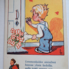 Harry Nieminen: poika soittaa ovikelloa, kulk. käsipostissa - pikkukuva 1