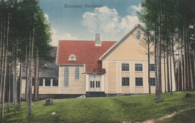 KORTTI ILMAJOELLE - NUMMEN SEURANTALO 1914 (K12-100)