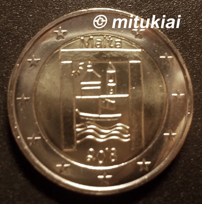 Malta 2 € 2018 juhla Kulttuuriperintö, UNC
