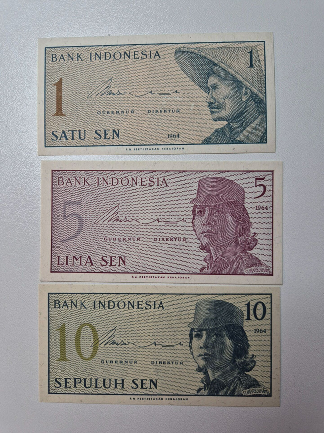 Indonesia	1964	 1/5/10 	sen   (14430)