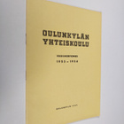 Oulunkylän yhteiskoulu vuosikertomus 1953-1954 - pikkukuva 1