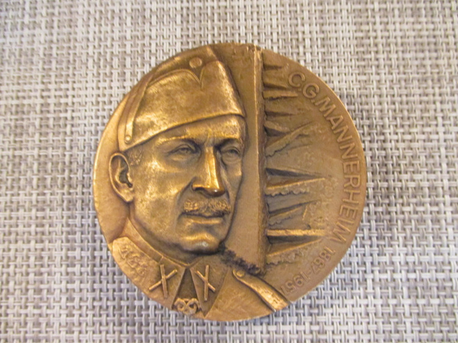 C.G.Mannerheim 1867-1951 mitali 1997/Häiväoja 1997.